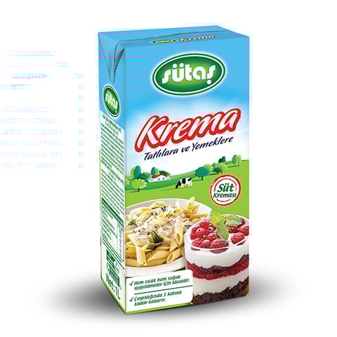 Sütaş Çiftliği’nden evinize taptaze! Soğuk zinciri koruyarak, ekiplerimizle getiriyoruz. Krema 1lt hemen satın al, Süt Puan topla!