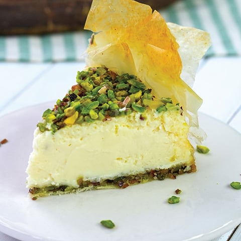 Labneli Baklava Cheesecake