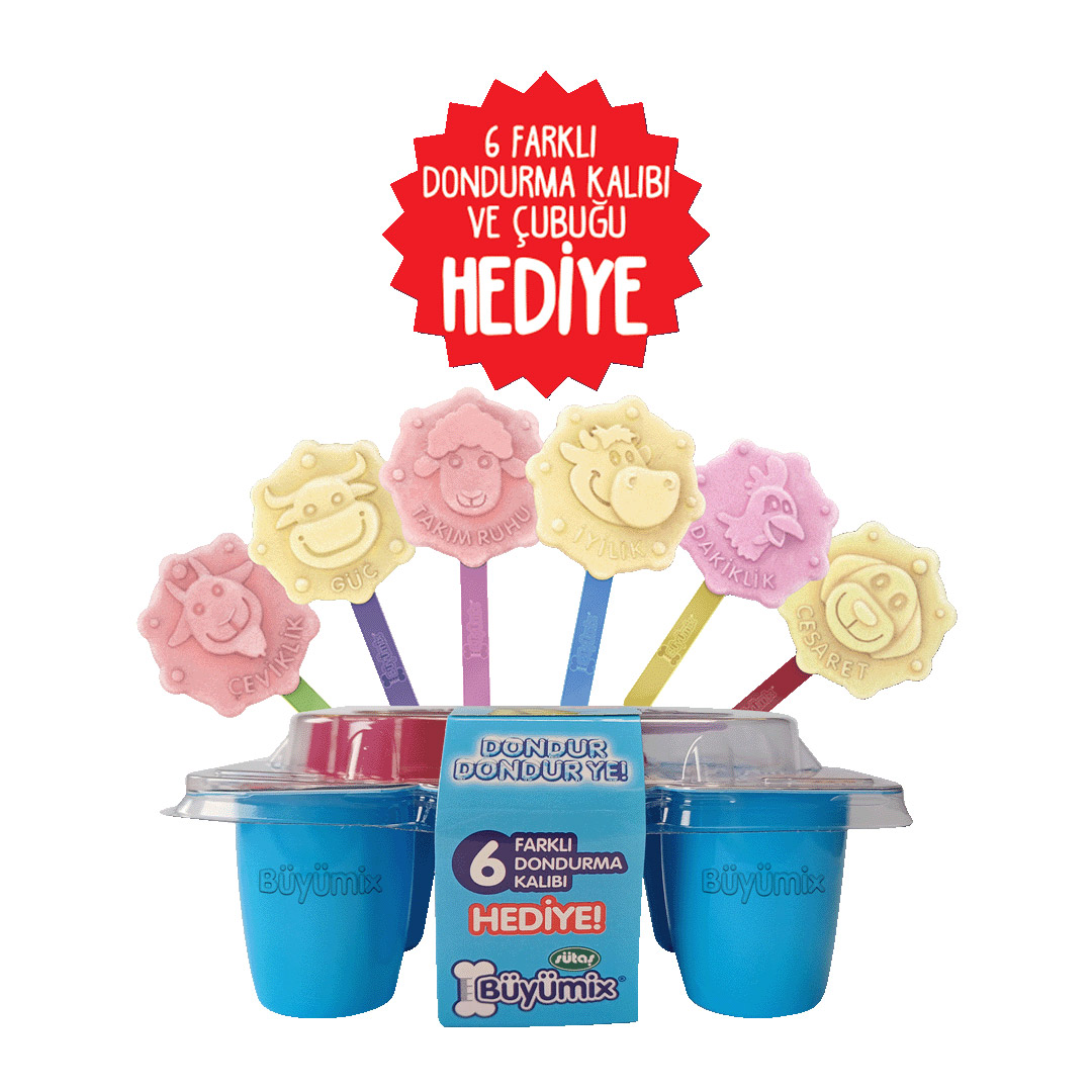 Sütaş Çiftliği’nden evinize taptaze! Soğuk zinciri koruyarak, ekiplerimizle getiriyoruz. Sütaş Büyümix Sütlü Bisküvili 6x40 g hemen satın al, Süt Puan topla!