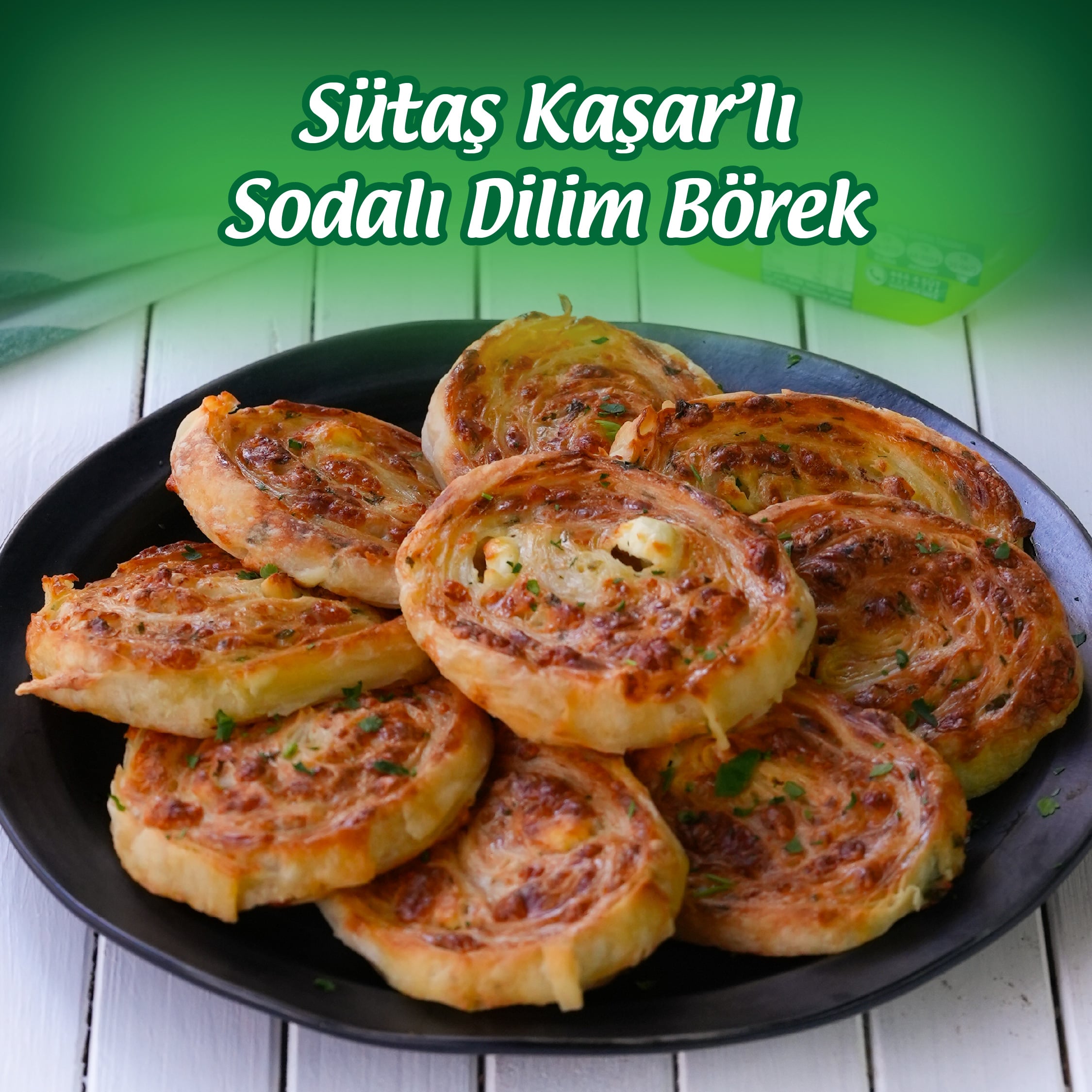 Sütaş Kaşar’lı Sodalı Dilim Börek
