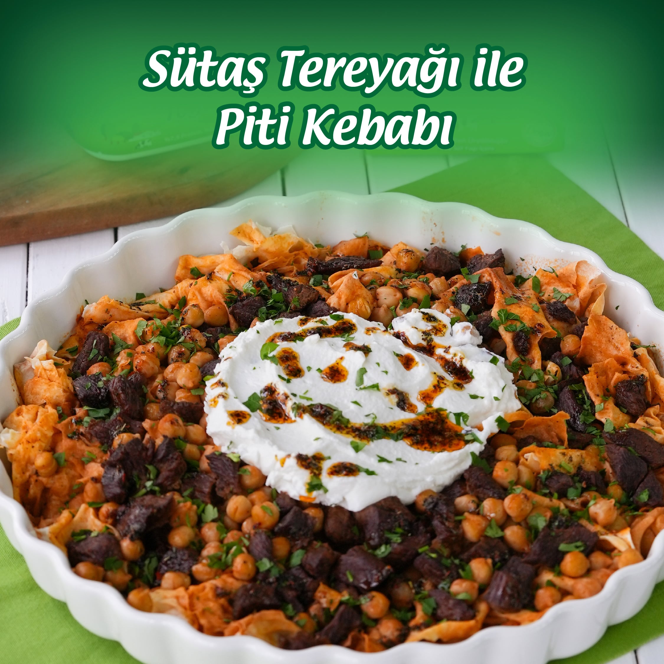 Sütaş Tereyağı ile Piti Kebabı