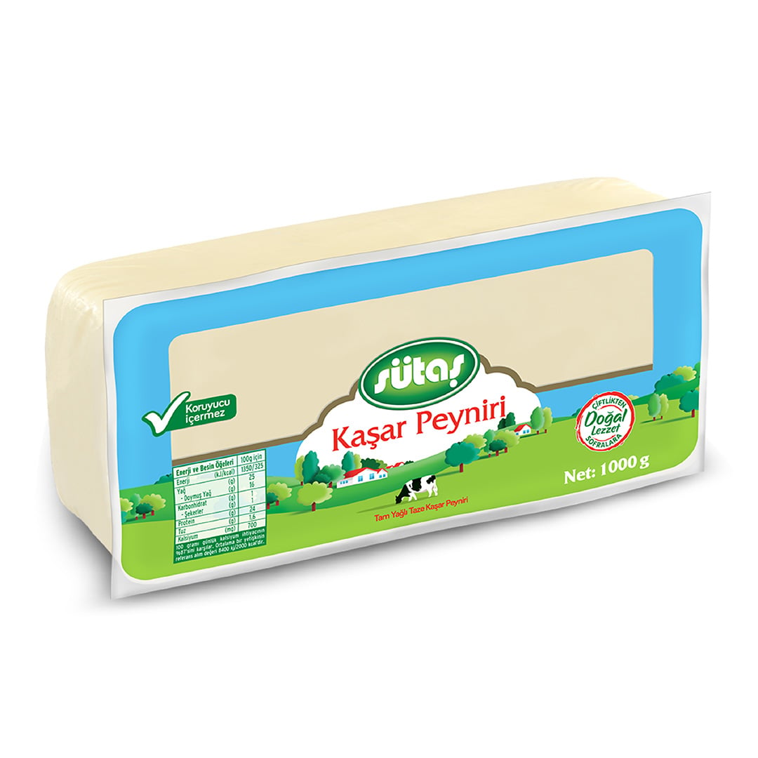 Sütaş Kaşar Peyniri 1000 g