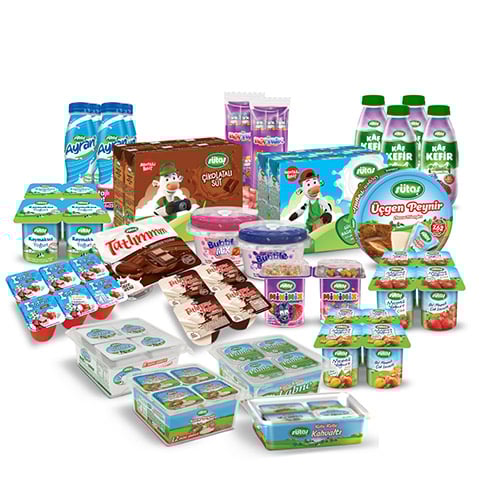 Sütaş Çiftliği’nden evinize taptaze! Soğuk zinciri koruyarak, ekiplerimizle getiriyoruz. Sütaş Çocuk Atıştırmalıkları Paketi   hemen satın al, Süt Puan topla!