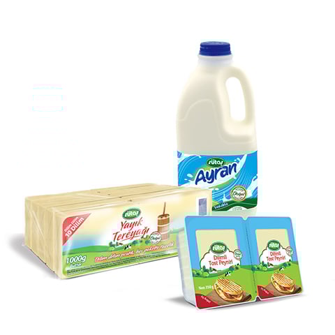 Sütaş Çiftliği’nden evinize taptaze! Soğuk zinciri koruyarak, ekiplerimizle getiriyoruz. Sütaş Tost Paketi   hemen satın al, Süt Puan topla!